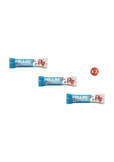 Fellas Yüksek Protein Bar - Klasik Sade 45g 3 Adet