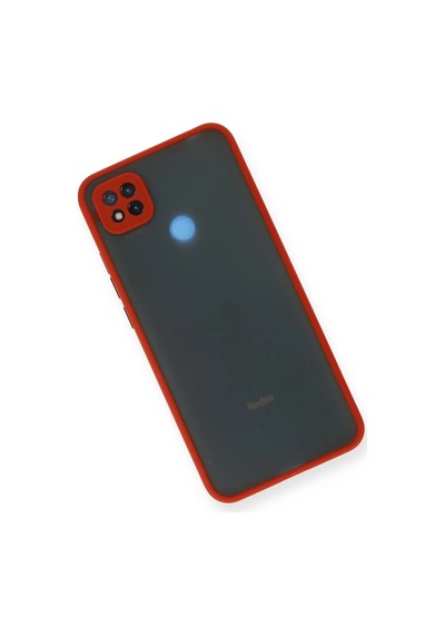 Xiaomi Redmi 9c Uyumlu Kılıf Montreal Silikon Kapak - Kırmızı