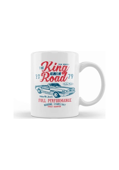 King Of The Road Convertible Kupa Bardak Porselen Karışık