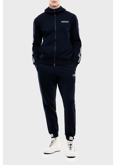 Ea7 Pamuklu Regular Fit Kapüşonlu Erkek Sweat Sweat 7m002197 Af10377 Ub102 Lacivert