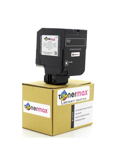 Tonermax Lexmark Cs720-74C5Hk0 Siyah Uyumlu Toner Yüksek Kapasiteli