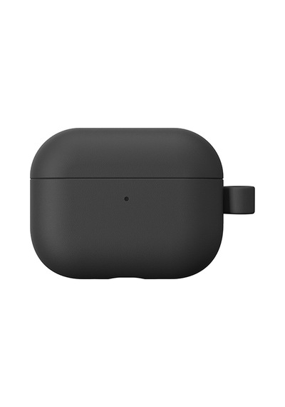 Apple Uyumlu AirPods Pro 3 Amazingthing Glamour Serisi Deri Tasarımlı Kapak Siyah Siyah