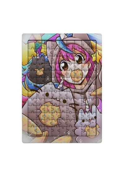 Ghostbastır Design Pusheen 99 Parça Ayaklı Puzzle Dekoratif Çocuk Yapbozu 048