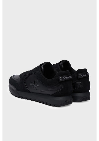 Calvin Klein Süet Detaylı Sneaker Ayakkabı Ym0ym014610gj Erkek Ayakkabı Ym0ym01461 0gj Siyah