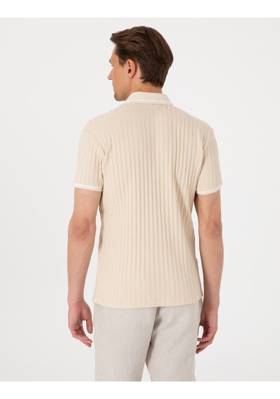 Pierre Cardin Erkek Bej Tişört 50310162-vr011 Bej