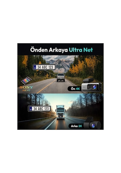 Botslab 360+ G980h Pro Ön Ve Arka Araç Kamerası Seti