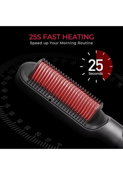 Ring Plus Iyonik Saç Düzleştirici Tarak, Nano Titanyum Kaplamalı, Led Ekranlı Çok Renkli