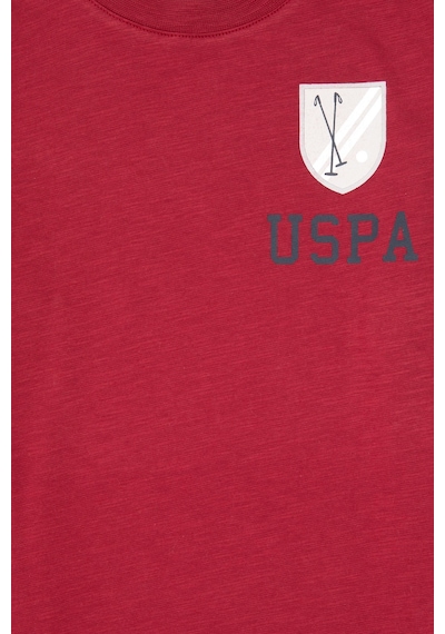U.S. Polo Assn. Erkek Çocuk Koyu Frambuaz Bisiklet Yaka Süprem Sweatshirt 50316516-VR104