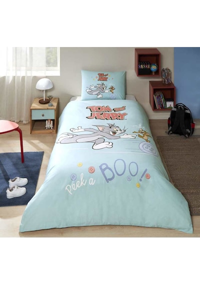 Özdilek Nevresim Takımı Ranforce Tek Kişilik Ysl Tom And Jerry Run L Çok Renkli