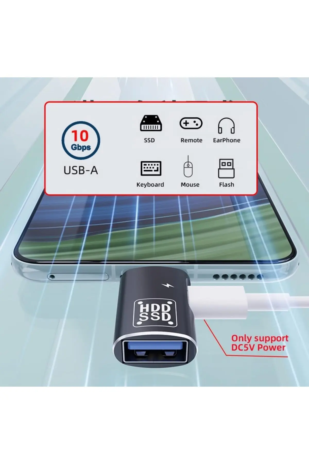 Yeni 2026 Type C Usb 3.0 Otg Yüksek Hızlı Veri Aktarım Şarj Çevirici Dönüştürücü Pd12w