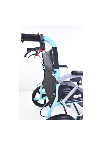 K-180 Alüminyum Transfer Sandalyesi Katlanabilir Ekstra Hafif Transfer Sandalyesi 120 Kg Taşıma