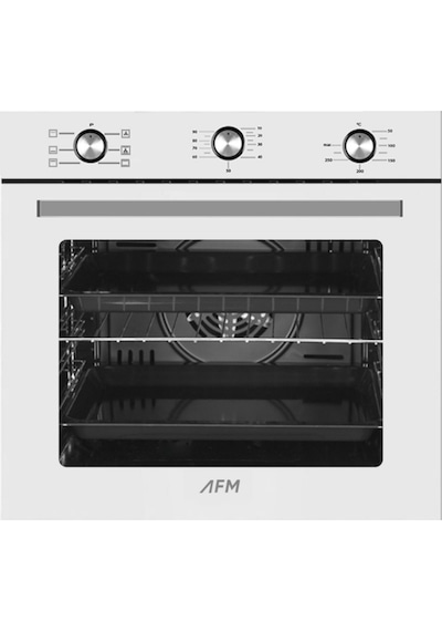 Afm Tech Ve Ferre Luca Sessiz Elektrikli Vitro Beyaz D087-SA + V6-05 + FM7601 Ankastre Set