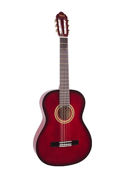 Valencia Vc104T Sap Çelikli Kırmızı Sunburst Klasik Gitar