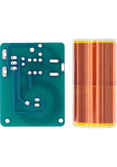 Mini Tesla Bobin Kit Demonte Modül Kablosuz Enerji İletimi Bd243 Dc 9 / 12v Temassız Elektrik