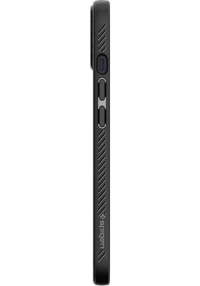 Spigen Apple Uyumlu iPhone 13 İle  Kılıf Liquid Air Matte Black Siyah
