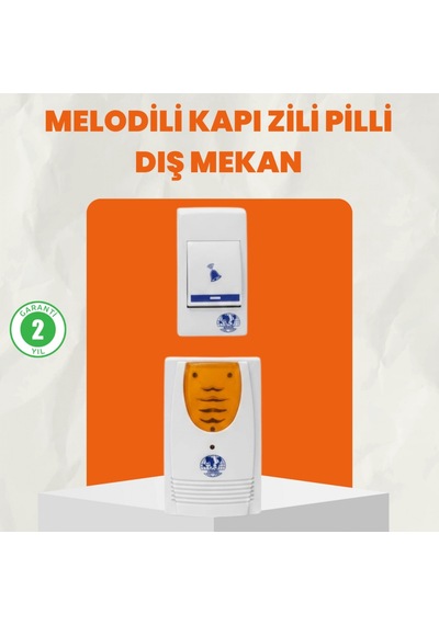 32 Melodili Kablosuz Kapı Zili Ev Ve Ofis Kullanımına Uygun