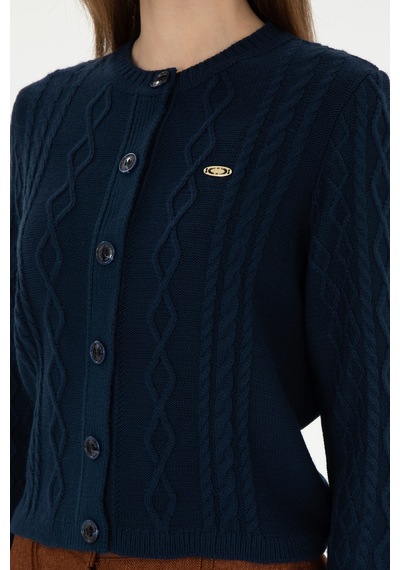 U.s. Polo Assn. Kadın Lacivert Hırka Triko 50297097-vr033 Lacivert