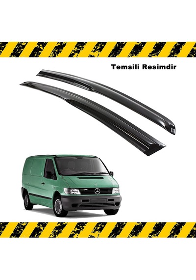 Mercedes Vito Mügen Cam Rüzgarlığı 1996-2003 Arası 2 Li Set N11.28574