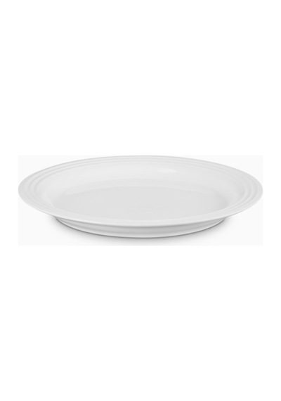 Le Creuset Klasik Dayanıklı Tasarım Seramik Yemek Tabağı 27 Cm Beyaz