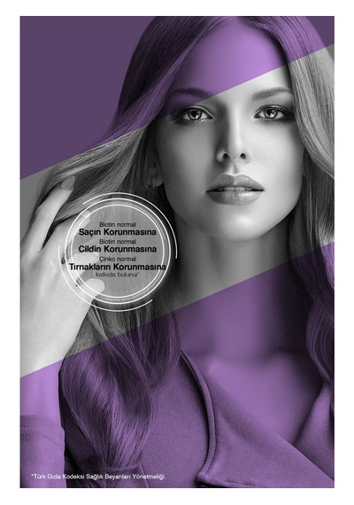 Biotin 5000 Mcg 90 Tablet Saç Tırnak Vitamini Çinko Takviyeli