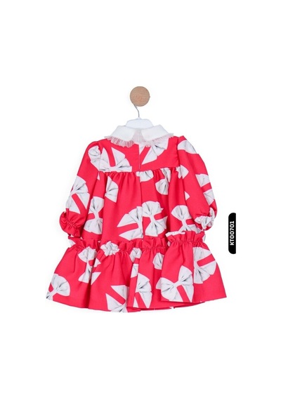 Xo Kids Kız Çocuk Elbise 1-5 Yaş 10018 Kırmızı