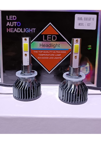 V6 H27led Xenon Şimşek Etkili Beyaz Soğutma Fanlı Garantili