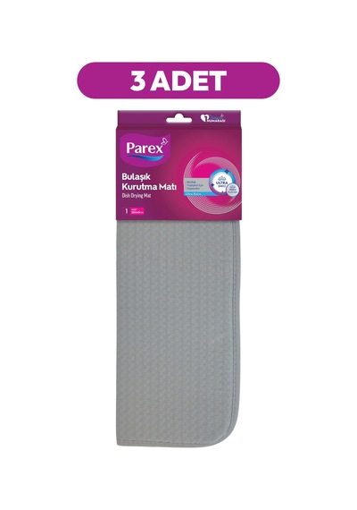 Bulaşık Matı Gri Üçlü Paket Diğer