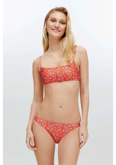 U.S. Polo Assn. Kadın Turuncu Bikini Takım Turuncu