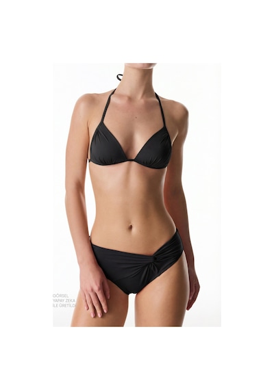 Penti Siyah Mini Üçgen Bikini Üstü