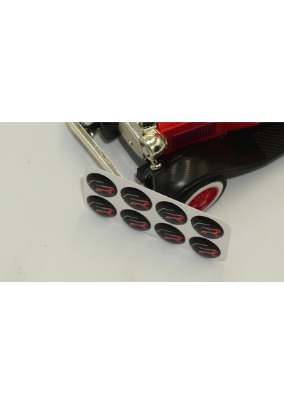 Seat Uyumlu Fr Logo Jant Torpido Direksiyon 11Mm Damla Sticker Logo Seti