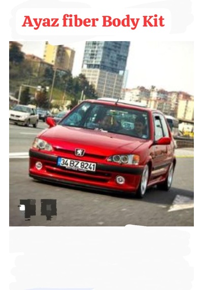 Peugeot 106 Gtı Ön Tampon Gtı Uyumlu Fiber Boyasız