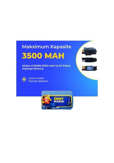 Midea Vcr09b 3500 Mah 14.4v Robot Süpürge Batarya