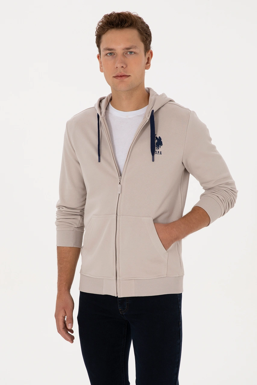 U.s. Polo Assn. Erkek Taş Hırka Örme 50307765-vr049 Tas
