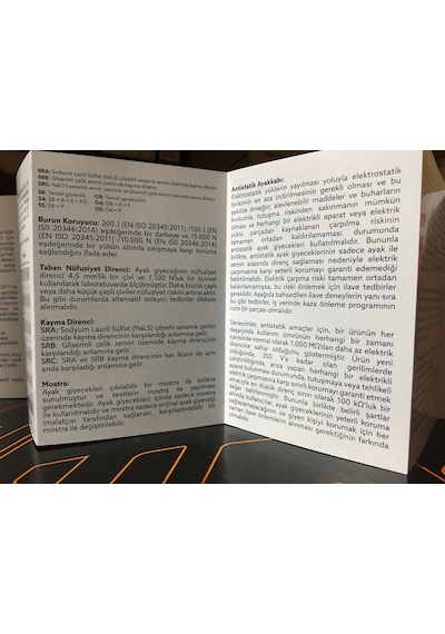 Mekap Anka Pro904 Pu Çizme Uzun Haki O4 Çelik Burunsuz Tüm Nolar