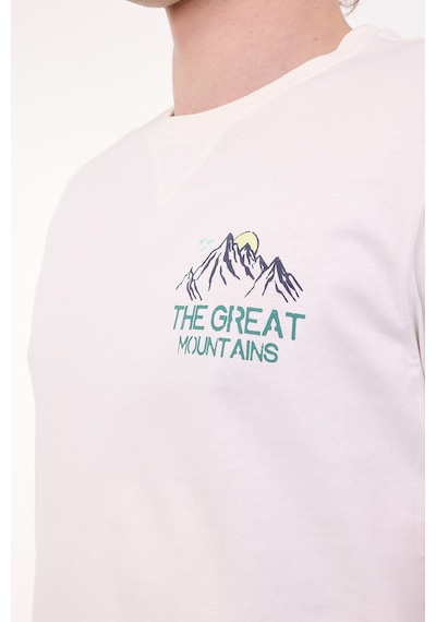 Kinetix Ml Fıne 11otd206 5fx Ekru Erkek Kısa Kol T-shirt 000000000101938705 Bej