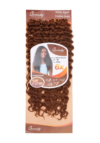 Queensky Afro Dalgası / 75cm / 240gr / Bakır - Aıaı-896456 Çok Renkli