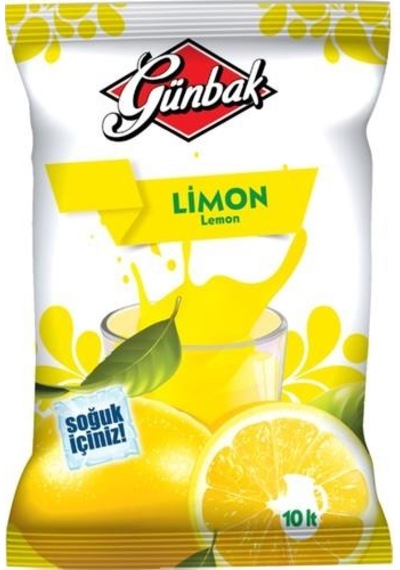 GÜNBAK TOZ LIMON 450 G. 10 LT.