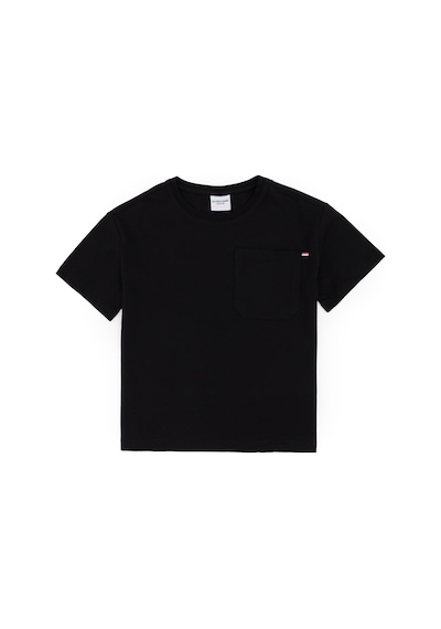U.S. Polo Assn. Erkek Çocuk Siyah Bisiklet Yaka Tişört 50295428-VR046