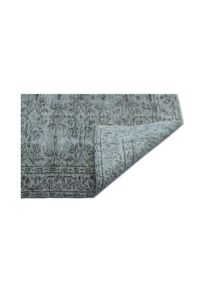 El Dokuması Vintage Yün-pamuk Mavi Halı 23565 147 X 235 Cm