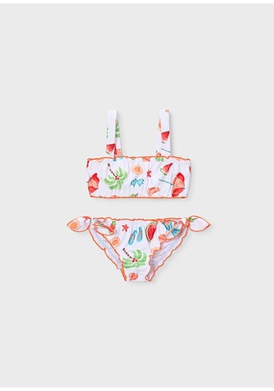 Mayoral Kız Çocuk Desenli Bikini - 03735 Mavi