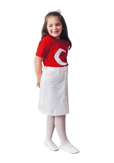Türk Bayrağı Baskılı Penye Kısa Kollu Tişört (Kız-Erkek)