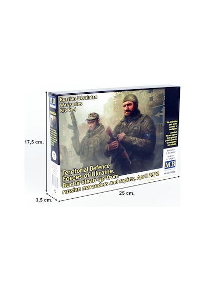 Masterbox 35226 1/35 Ölçek, Rus-ukrayna Savaşı, Ukrayna Bölgesel Savunma Kuvvetleri, Plastik Figür Kiti-55843