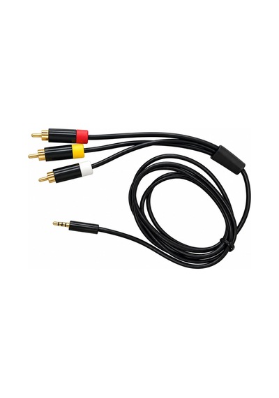 Xbox 360e Av Görüntü Ve Ses Kablosu 3.5mm Jack To 3 Rca Kompozit Tv Bağlantı Rca Kablo Yedek Parça