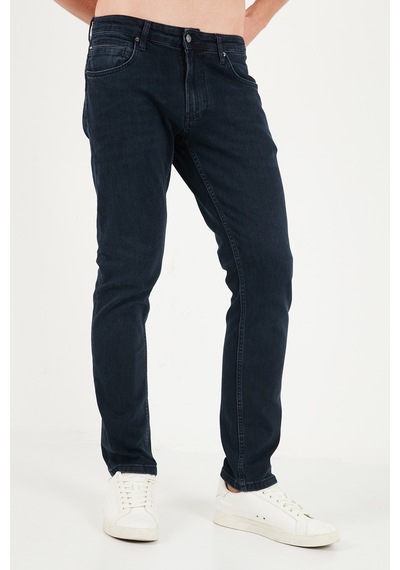 Buratti Pamuklu Normal Kalıp Normal Bel Jeans Erkek Kot Pantolon 2213f08parma Koyu Lacivert