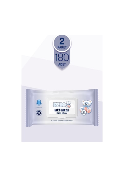 Pedo Klasik Islak Mendil 90'lı 2 Paket