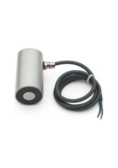 Ø35 105 Mm 24v Elektromıknatıs M8 Bağlantılı, Yandan Kablo Çıkışlı, %50 Çalışma, Derin Manyetik Alanlı Endüstriyel Tip