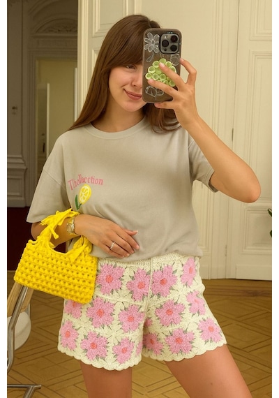 The Vacctıon Baskılı Unisex Tshırt Çok Renkli