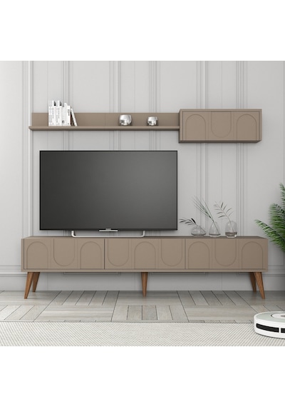 Variant Lyon Duvar Raflı Tv Ünitesi - Atlas / Ceviz