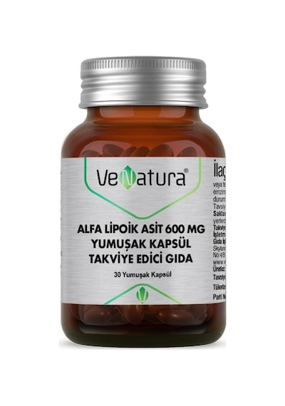 Venatura Alfa Lipoik Asit 600 Mg 30 Kapsül