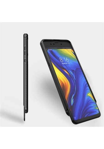 Xiaomi Mi Mix 3 Kilif Karbon Silikon Case 389460811